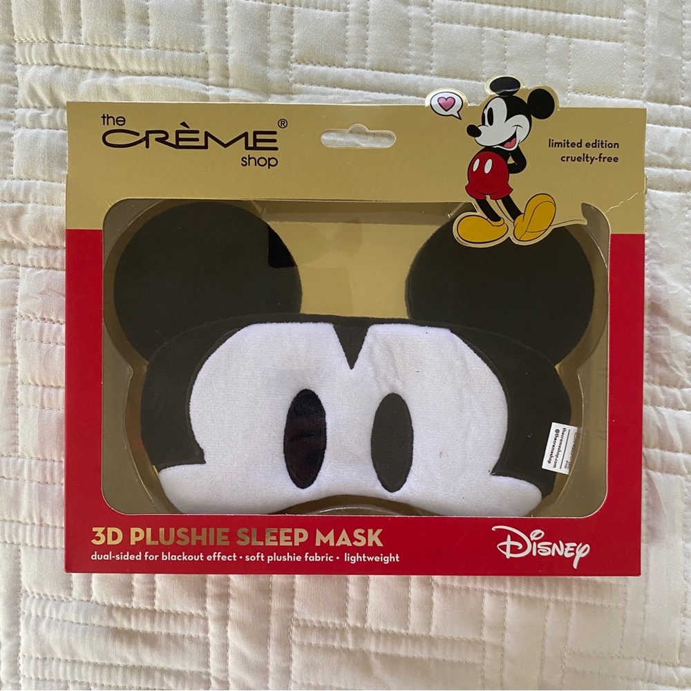 The Creme Shop Mickey Mouse 3D Plushie Sleep Mask